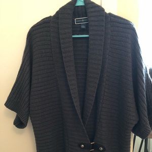 Charcoal Sweater Cardigan